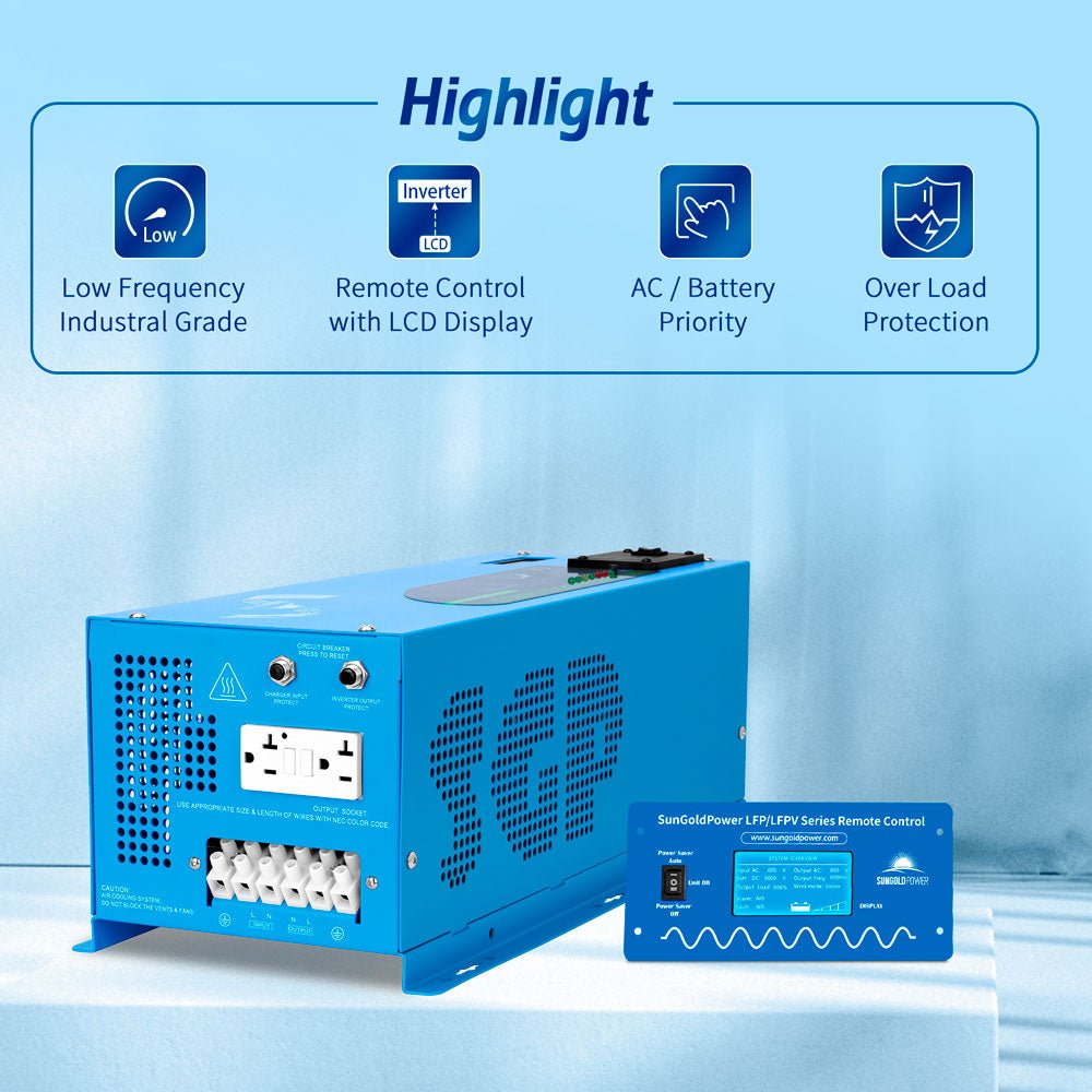 Low Frequency Inverter 3000W DC12V
