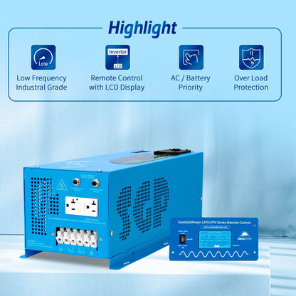 Low Frequency Inverter 3000W DC12V