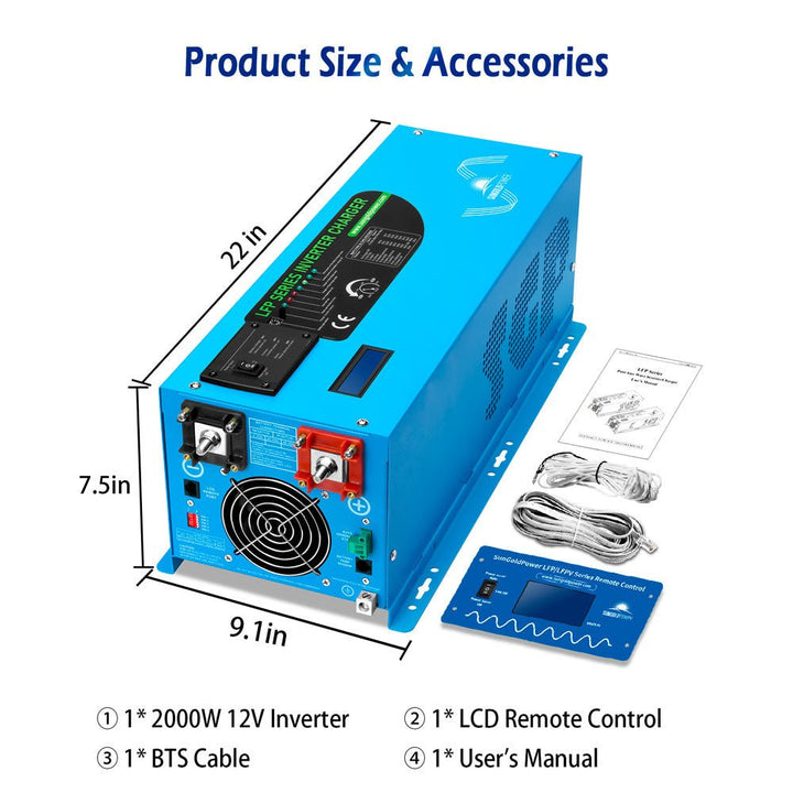 Low Frequency Inverter 3000W DC12V