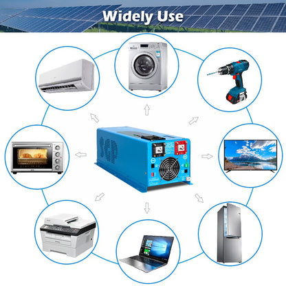 SunGoldPower 6000W 24V Split Phase Inverter Charger LFP6K24V230VSP
